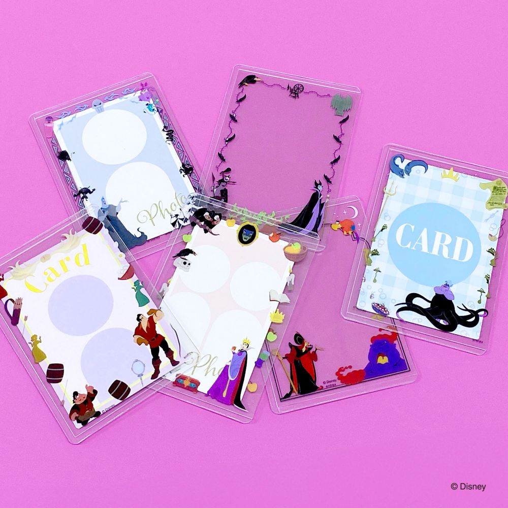 ディズニー硬質カードケース ウ゛ィランズ/６PCSアソート