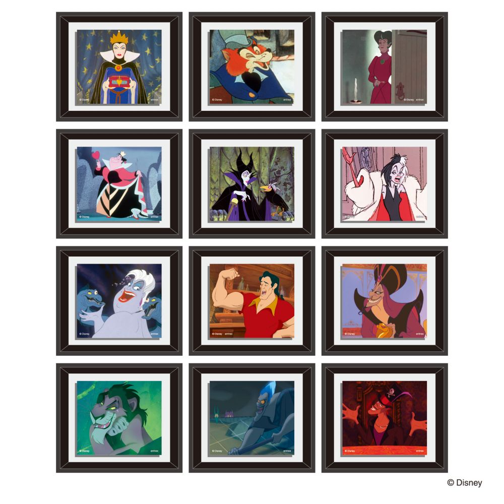 ディズニー フレームマグネット ウ゛ィランズ/１２PCSアソート