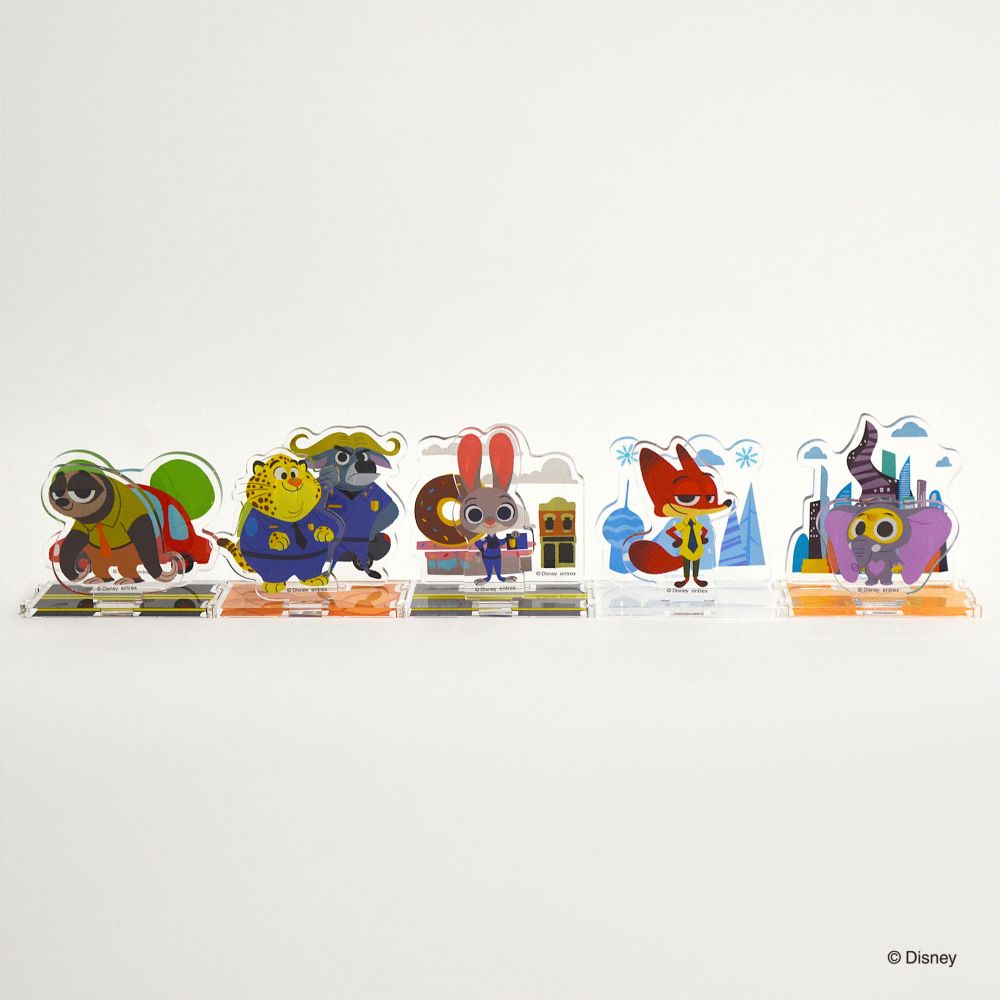 ディズニーランダムメモスタンド ズートピア/５PCSアソート