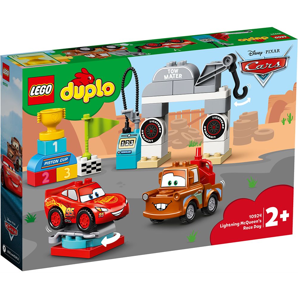 公式 ショップディズニー Lego ライトニング マックィーン レースの日 カーズ レゴ デュプロ