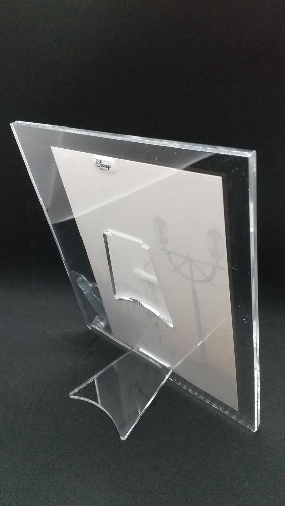 【イタリア直輸入】VALENTI　プレキシガラスフォトフレーム　シルバー加工　ミニーマウス（B）D321   4XRA　15x20cm　2L判