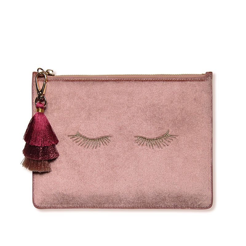 公式 ショップディズニー 送料無料 Alice Pleasance クラッチバッグ仕様ポーチ Eyelashes Blush