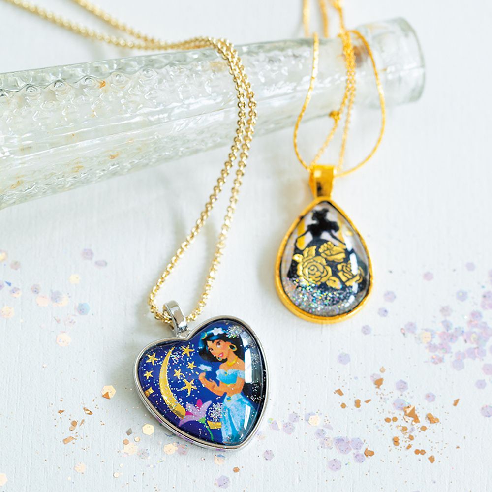 ガラスカボションでつくる　ディズニープリンセス　つやぷるアクセサリー（ガールズクラフト）