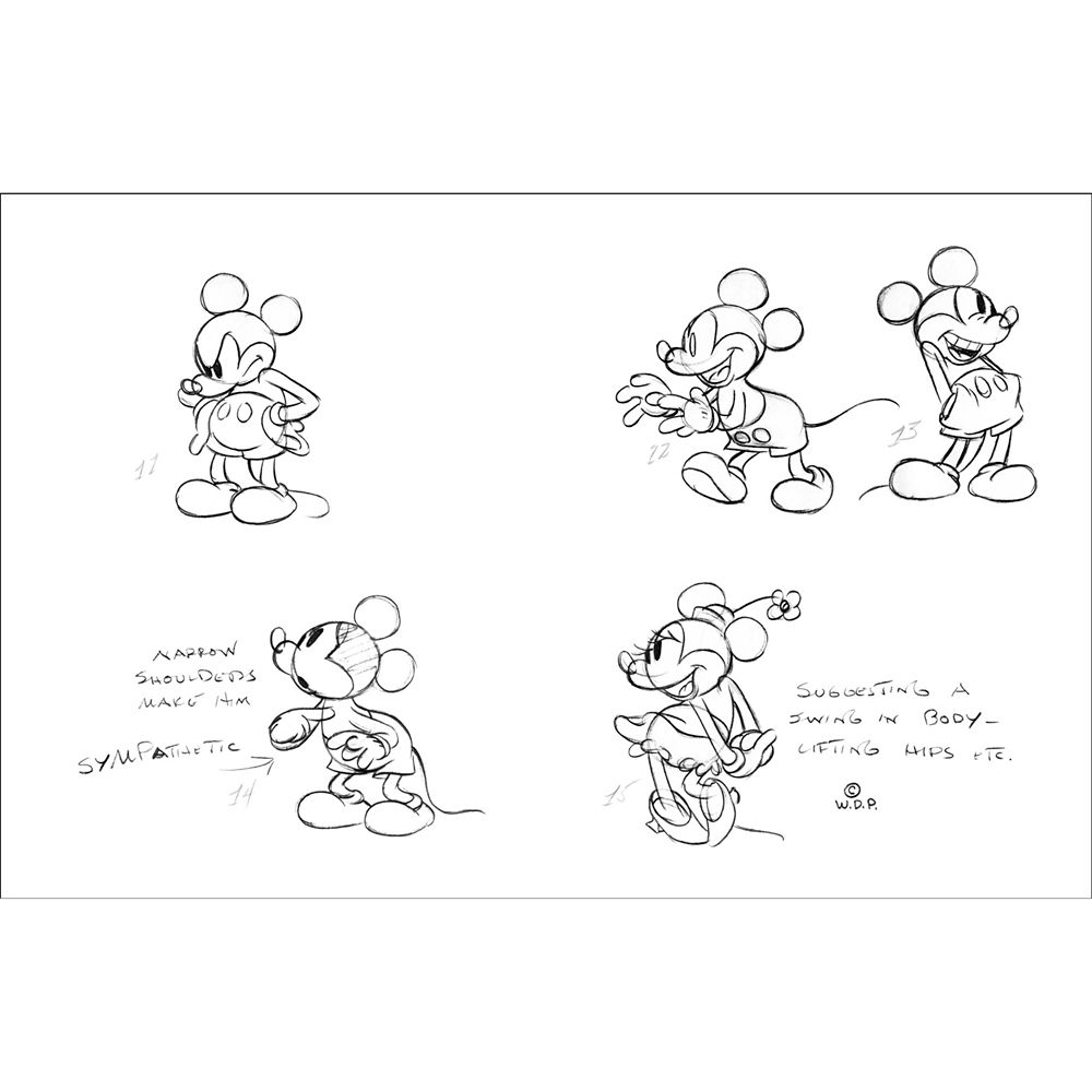 公式 ショップディズニー Disney Sketchbook ディズニーアニメーションスケッチ画集