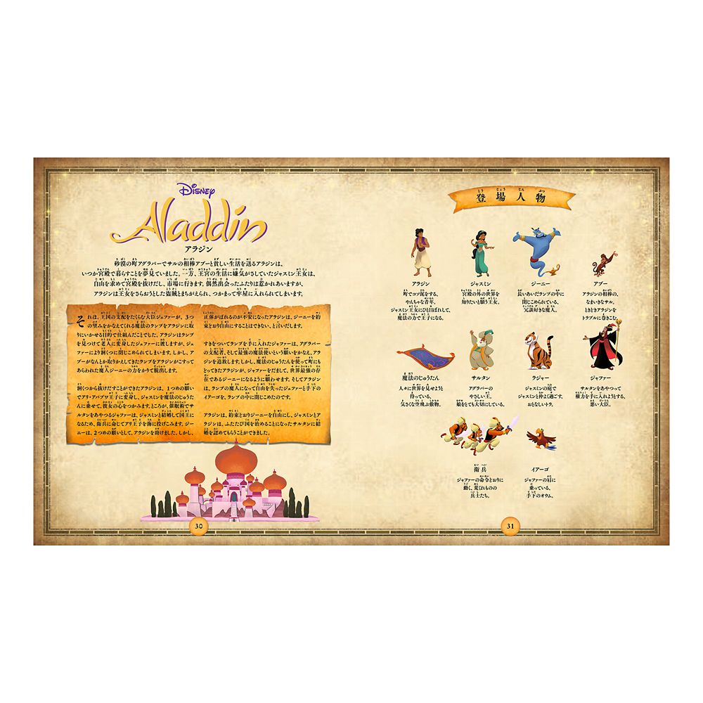 ディズニー＆ピクサー　絵地図でめぐる魔法の物語