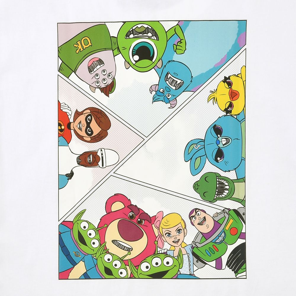 公式 ショップディズニー Adidas Originals ピクサー 半袖tシャツ ジェンダーニュートラル マンガ White