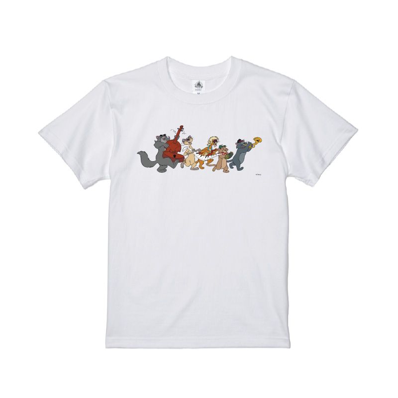 公式 ショップディズニー D Made Tシャツ おしゃれキャット ジャズ猫 行進