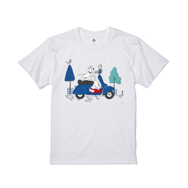 公式 ショップディズニー D Made Tシャツ 101匹わんちゃん バイク