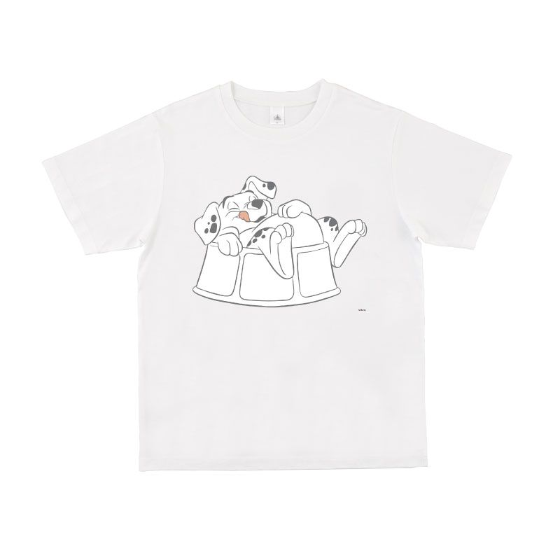 公式 ショップディズニー D Made Tシャツ 101匹わんちゃん ローリー 満腹