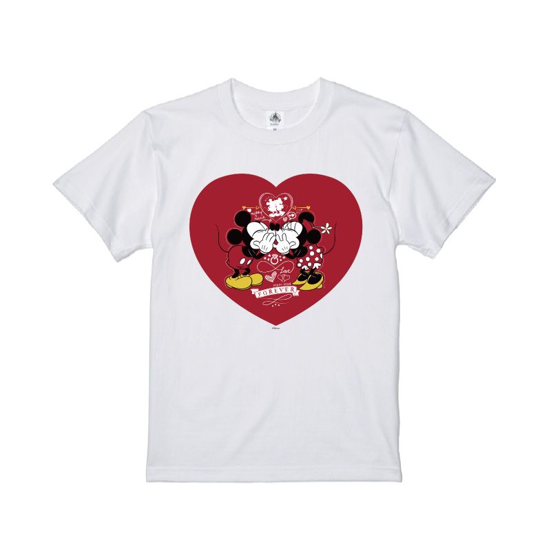 公式 ショップディズニー D Made Tシャツ ミッキー ミニー ハート Forever