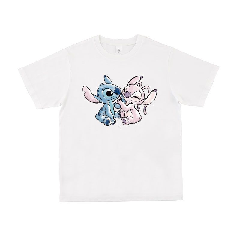 【公式】ディズニーストア.jp | 【D-Made】Tシャツ スティッチ＆エンジェル ラブラブ