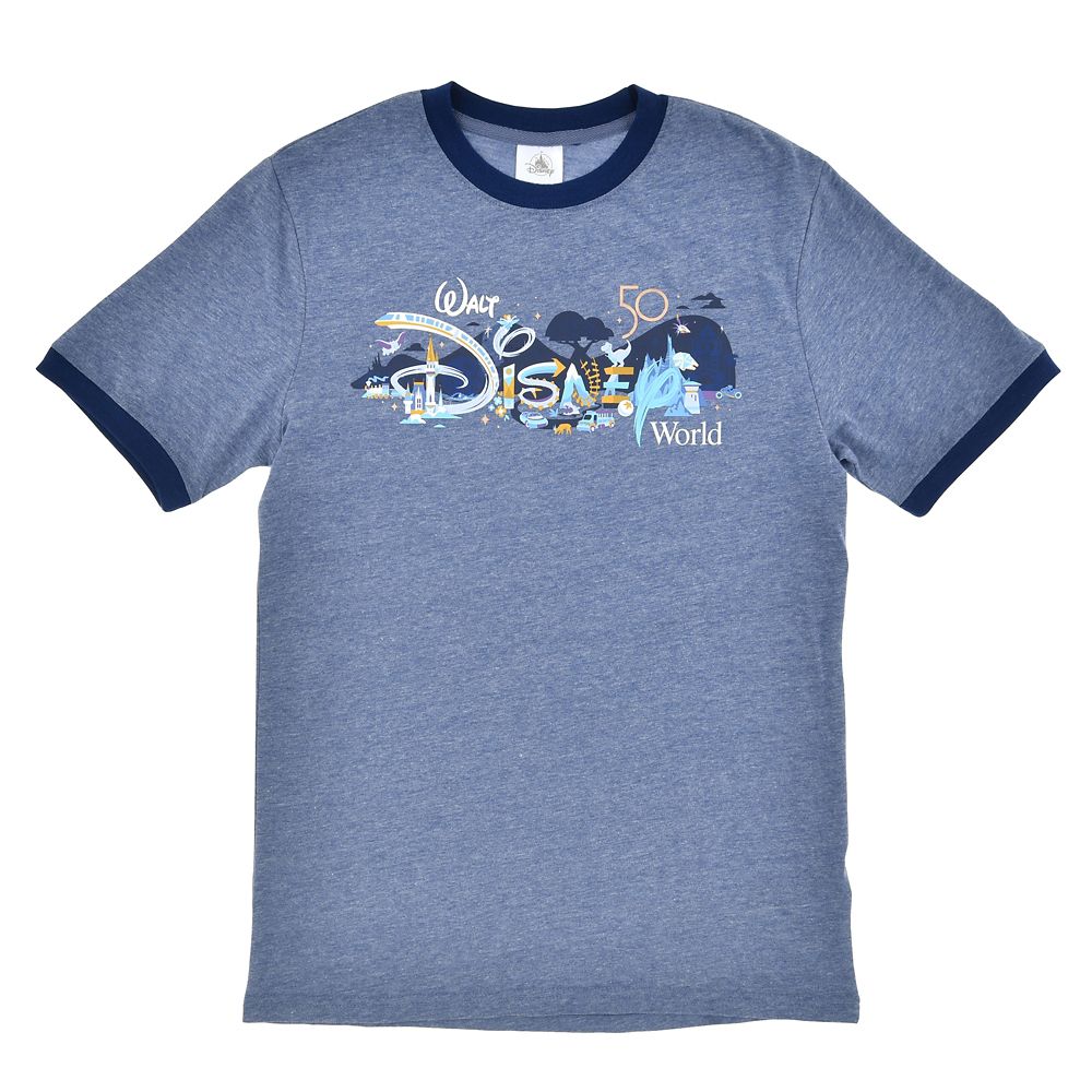 公式 ショップディズニー ディズニーキャラクター 半袖tシャツ Walt Disney World 50th Celebration