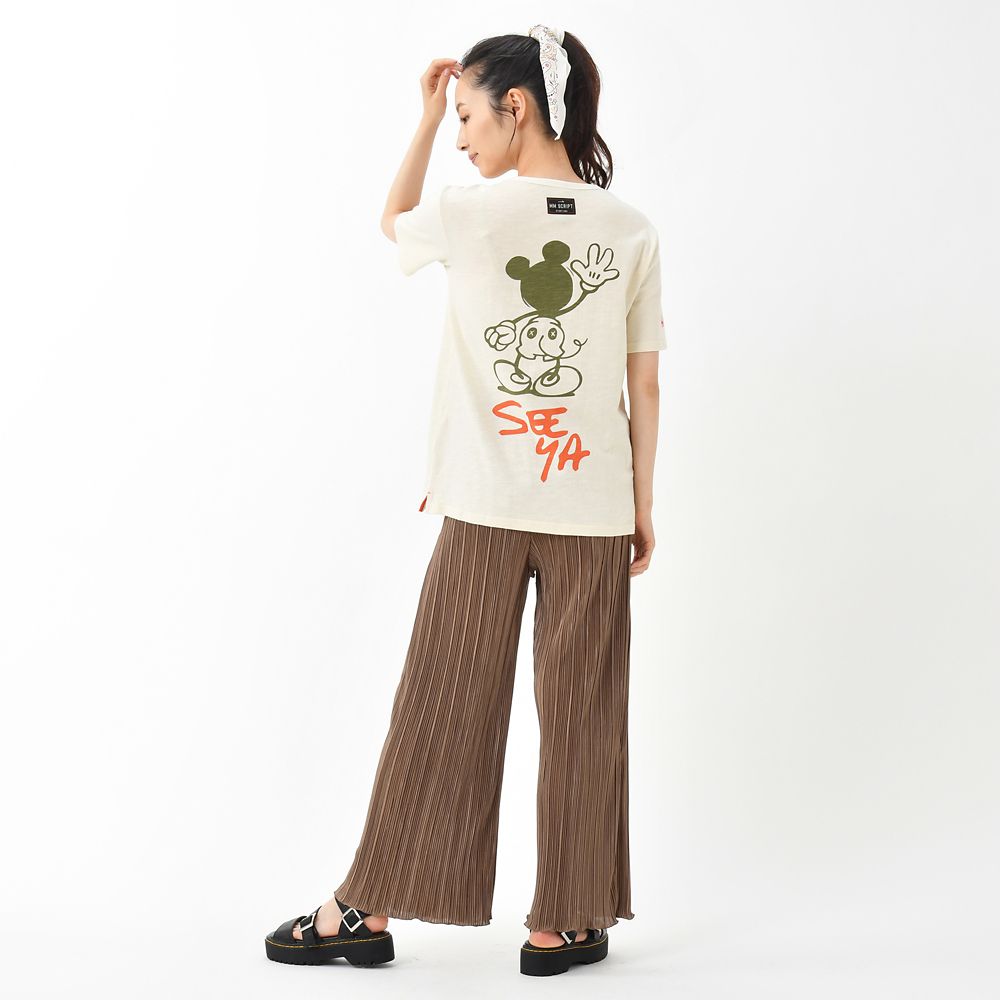 公式 ショップディズニー ミッキー 半袖tシャツ バックプリント Artist Series By Bret Iwan