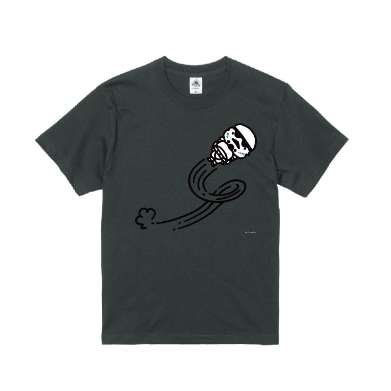 【D-Made】オーガニックコットンTシャツ カナヘイ画♪スター・ウォーズ ストーム・トルーパー「ズコーッ」