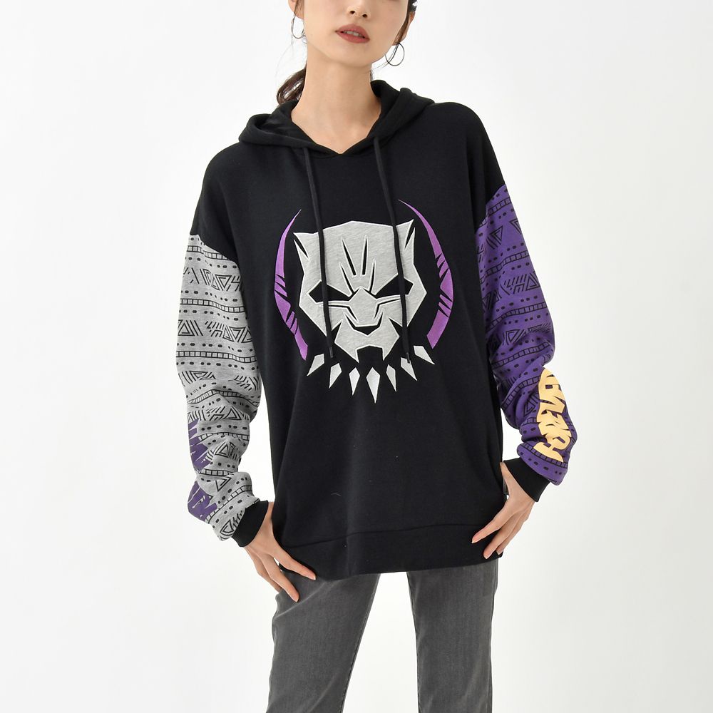 公式 ショップディズニー Her Universe マーベル ブラックパンサー パーカー Wakanda Forever