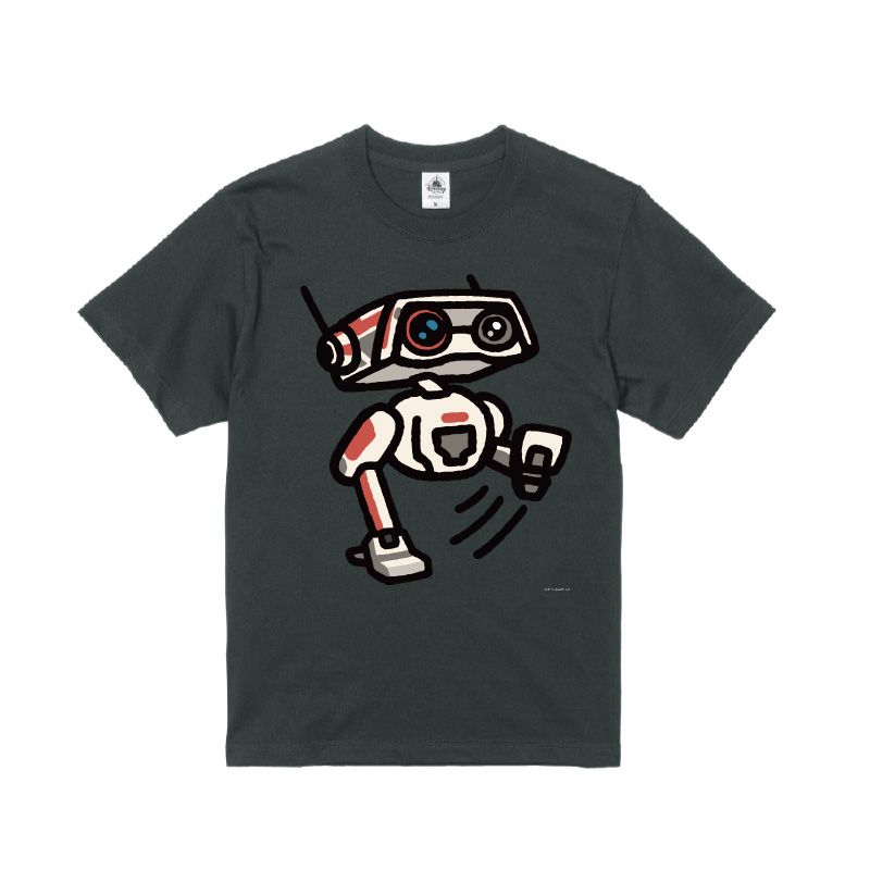 【D-Made】オーガニックコットンTシャツ カナヘイ画♪スター・ウォーズ BD-1 ハート