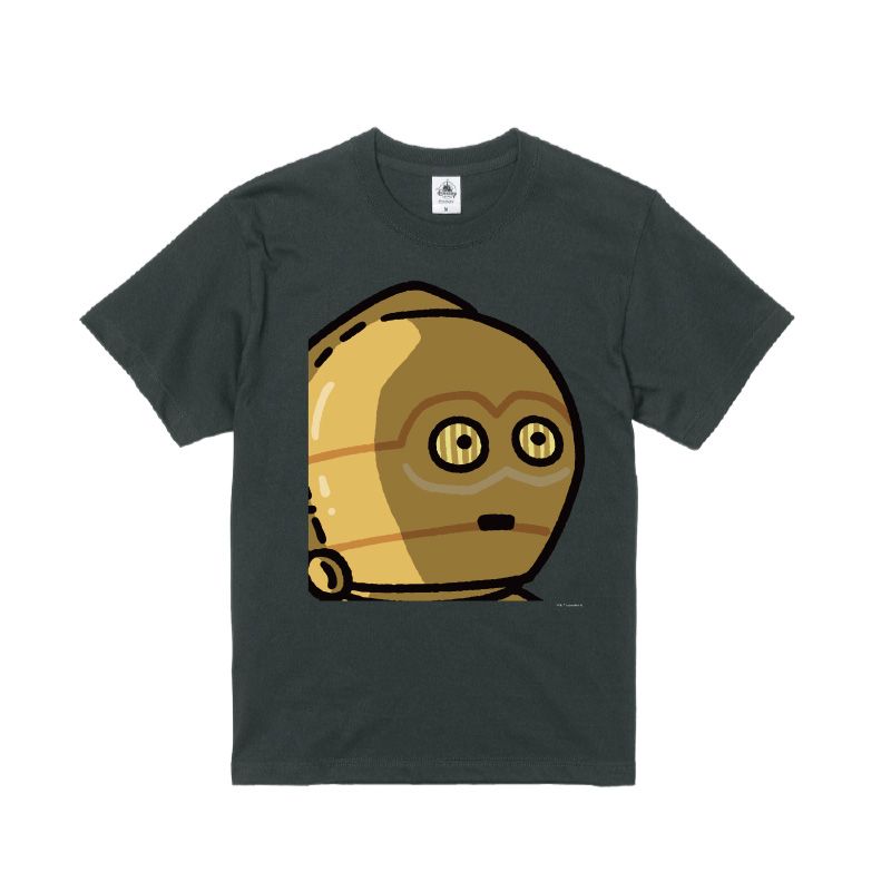 【D-Made】オーガニックコットンTシャツ カナヘイ画♪スター・ウォーズ C-3PO「一体なにを言っているのやらわかりません」