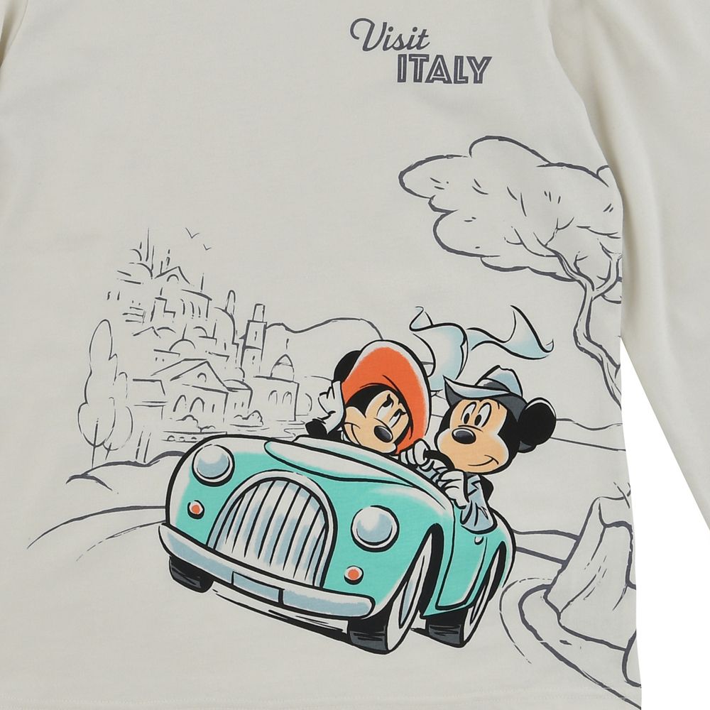 公式 ショップディズニー ミッキー ミニー 長袖tシャツ World Showcase Italy