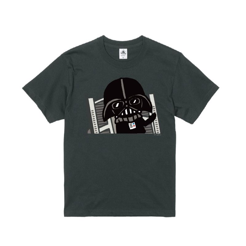 【D-Made】オーガニックコットンTシャツ カナヘイ画♪スター・ウォーズ ダース・ベイダー「おはようございます」