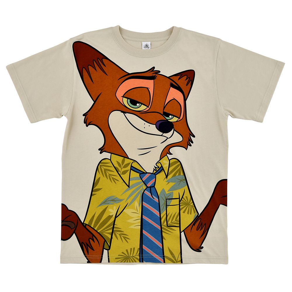 公式 ショップディズニー ニック ワイルド 半袖tシャツ The Fox And The Hound 40th