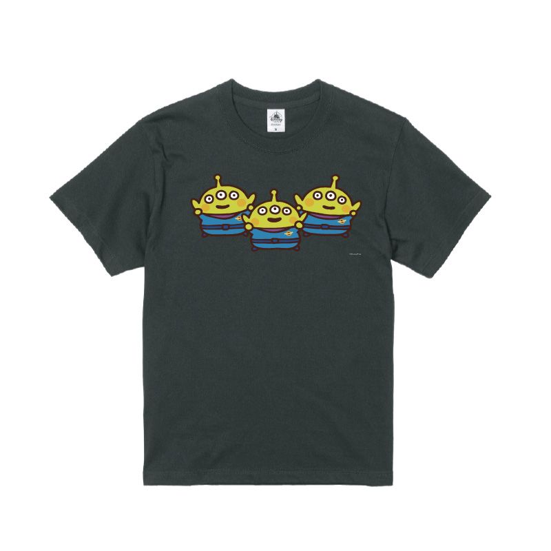 【D-Made】オーガニックコットンTシャツ カナヘイ画♪WE LOVE PIXAR エイリアン「カミサマー」