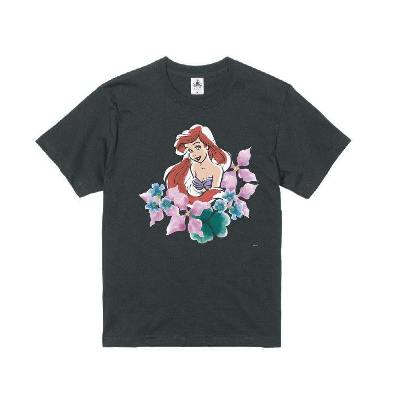 【D-Made】オーガニックコットンTシャツ アリエル FLOWER PRINCESS