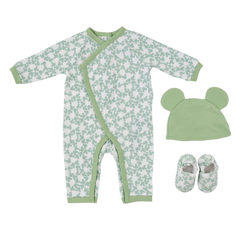 公式 ショップディズニー ミッキー Baby Gift 3点セット アイコン柄 Disney Baby