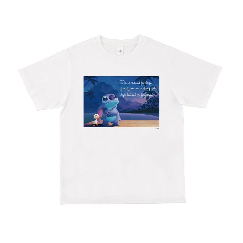 【公式】ディズニーストア.jp | 【D-Made】Tシャツ リロ＆スティッチ スティッチ＆アヒル 願い事 Stitch's OHANA