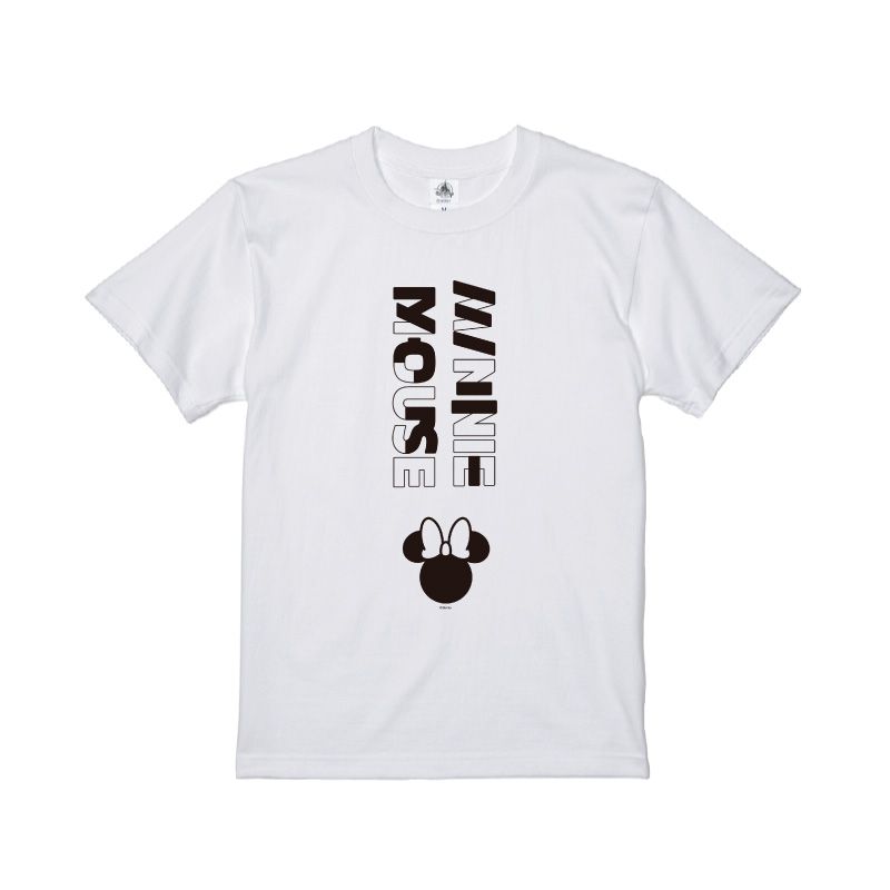 公式 ショップディズニー D Made Tシャツ ミニー モノクロ アイコン Katakana