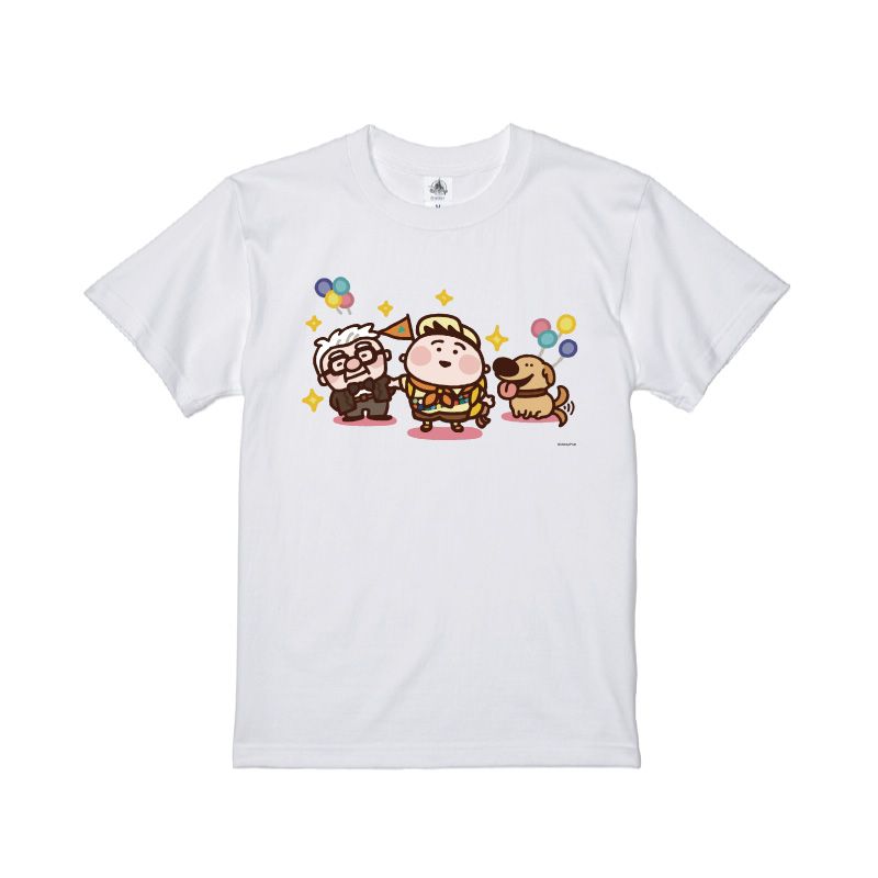 【D-Made】Tシャツ カナヘイ画♪WE LOVE PIXAR カール・フレドリクセンラッセル・キムダグ