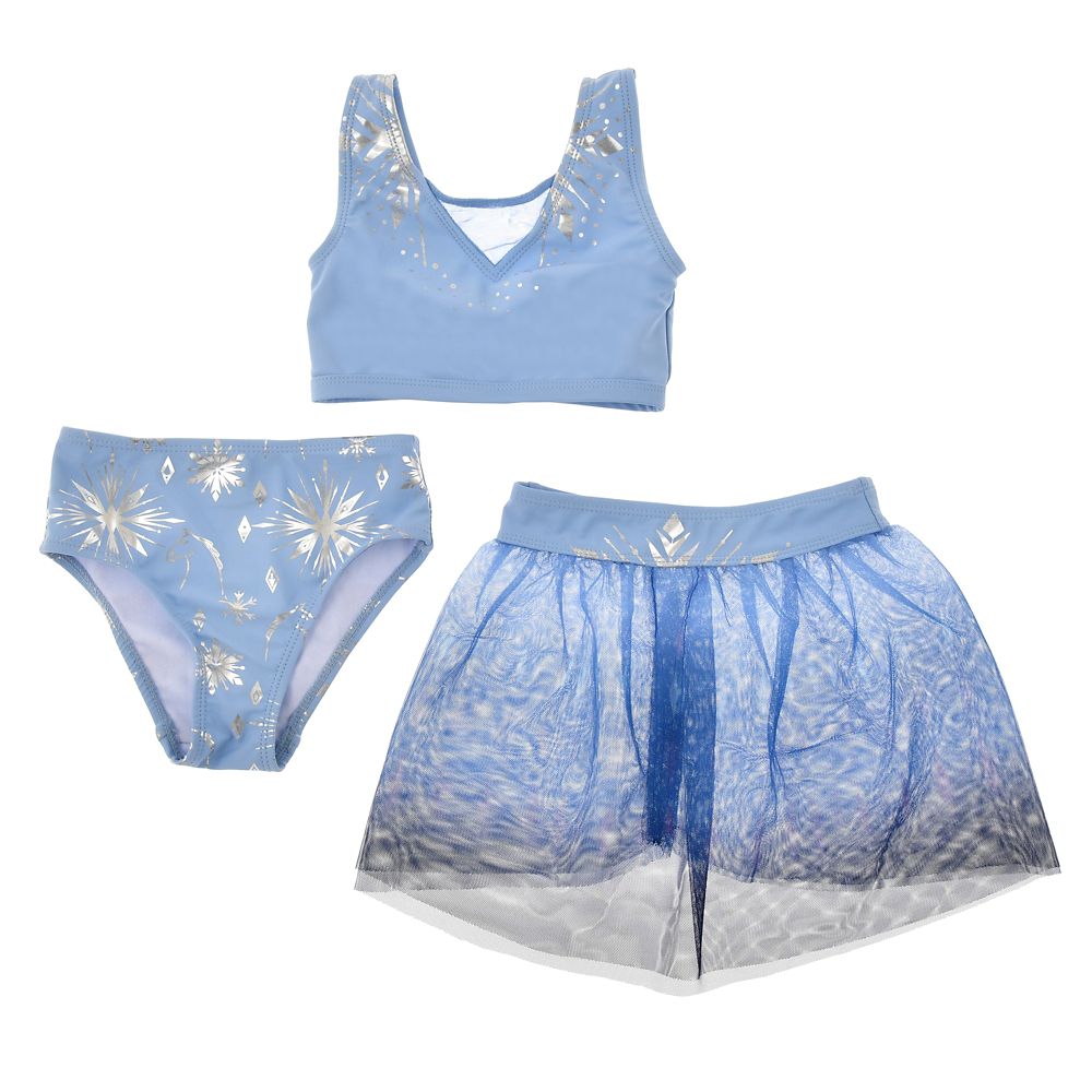 公式 ショップディズニー エルサ ノック キッズ用水着 スイムウェア セパレート セット Swim