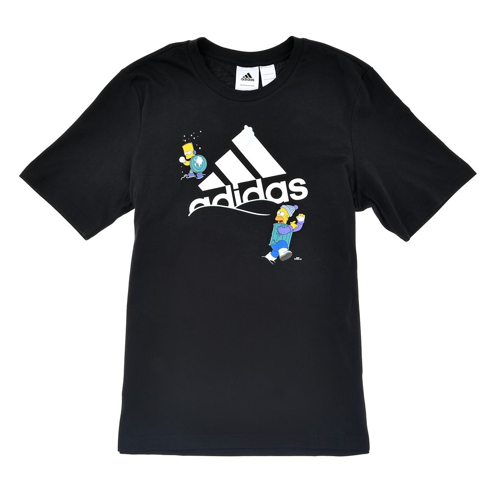 公式 ショップディズニー Adidas Essentials ザ シンプソンズ 半袖tシャツ グラフィック スノーボール ファイト Black