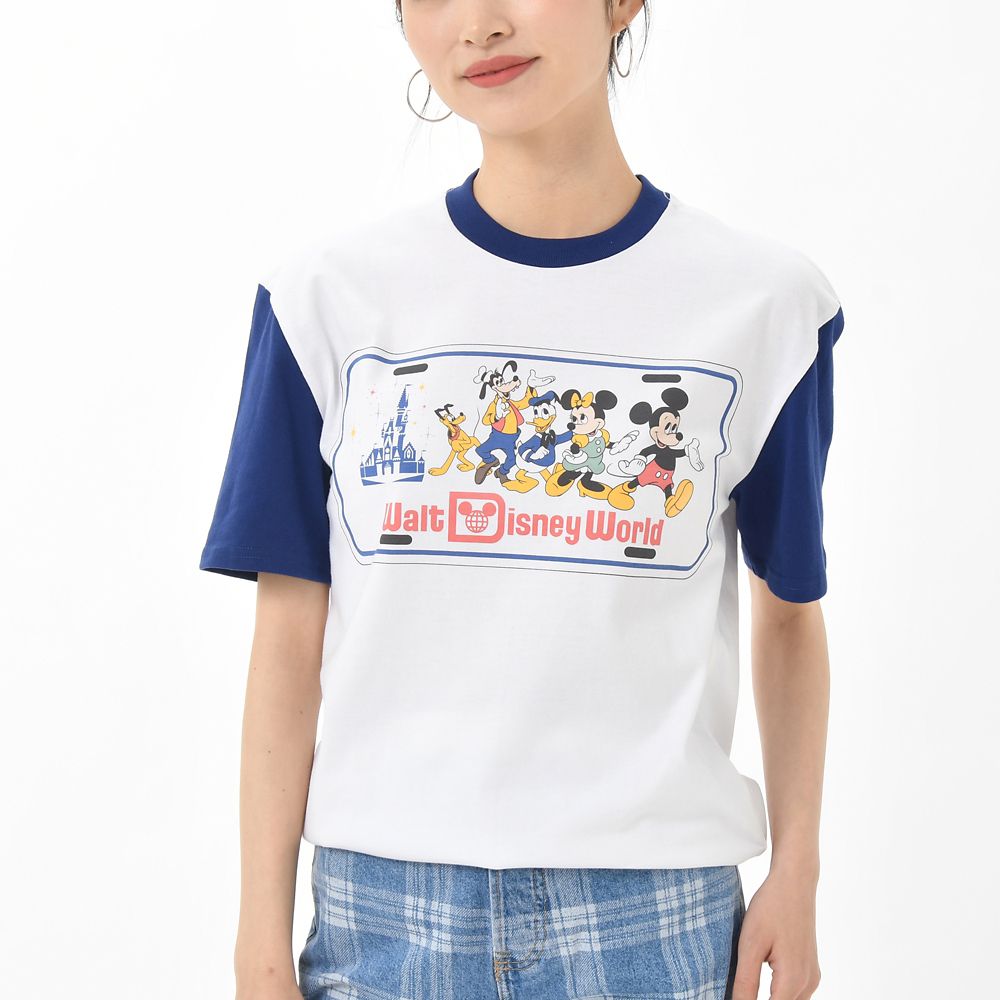 公式 ショップディズニー ミッキー フレンズ 半袖tシャツ ナンバープレート Enjoy The Disney