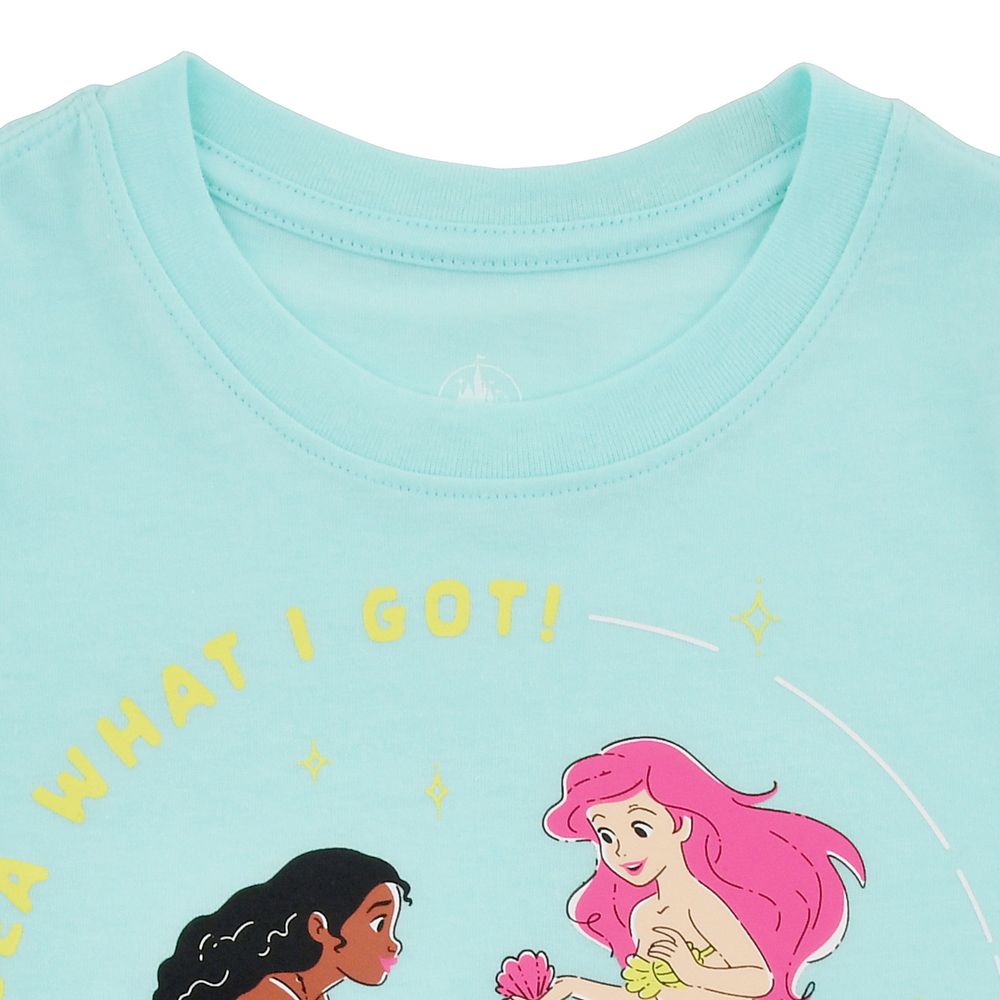 公式 ショップディズニー アリエル モアナ キッズ用半袖tシャツ Sea What I Got
