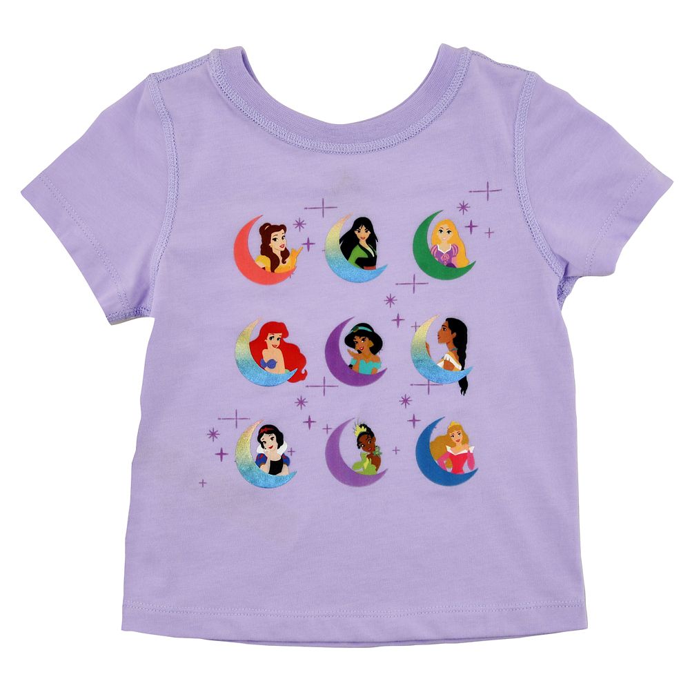 公式 ショップディズニー ディズニープリンセス キッズ用半袖tシャツ Crescent