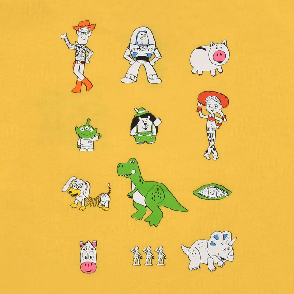 公式 ショップディズニー トイ ストーリー キッズ用半袖tシャツ てがき風