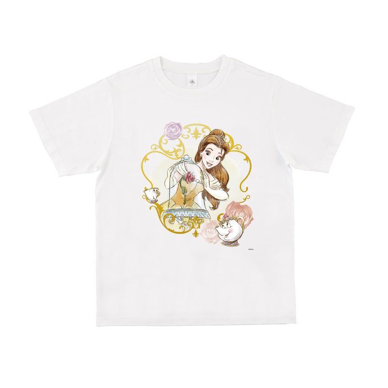 美女と野獣 ディズニー Tシャツ M Disney 薔薇 ローズ ビンテージ ...