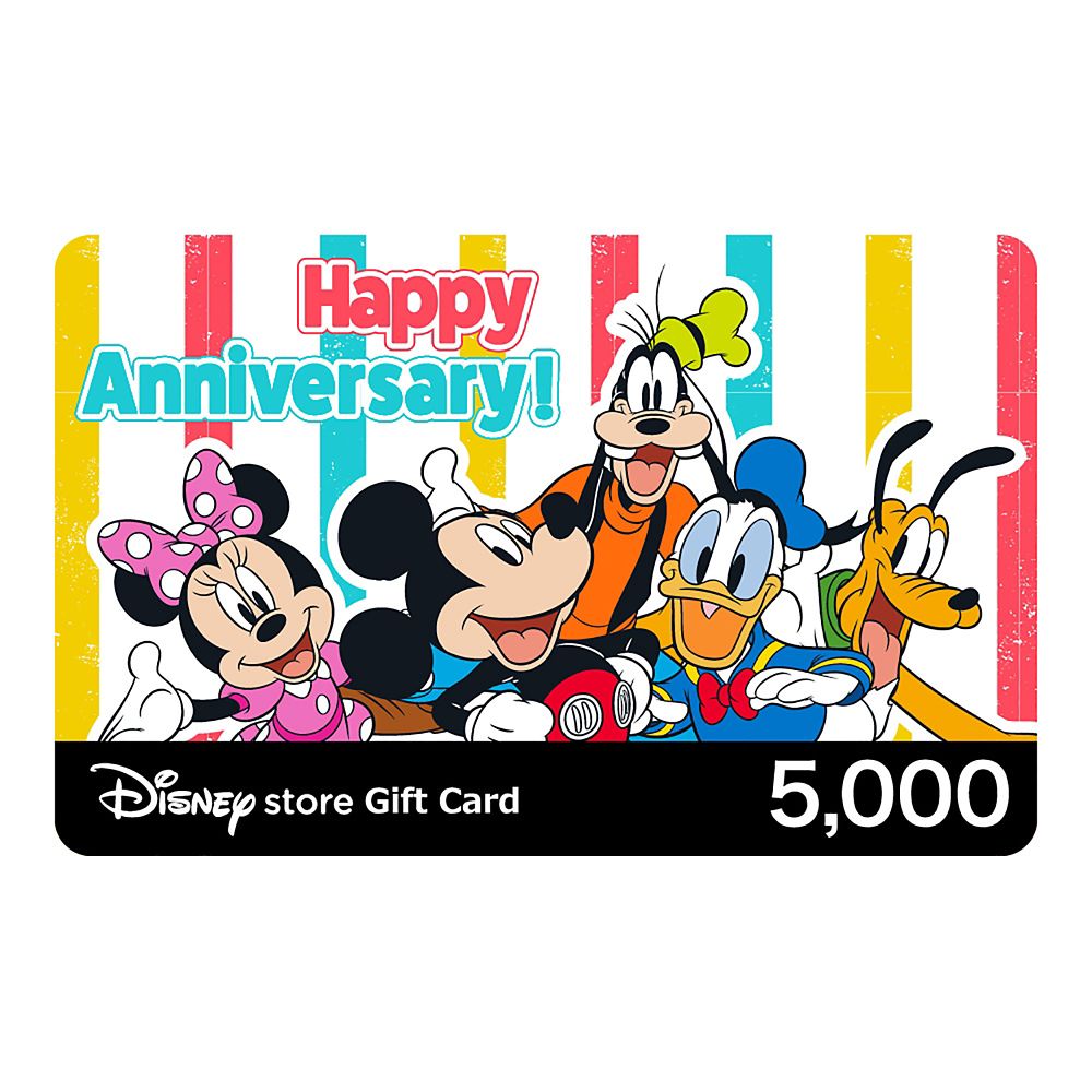 ディズニーストア eギフトカード Happy Anniversary！（非課税）