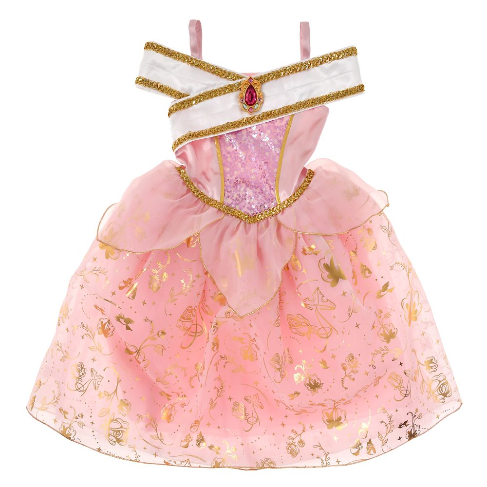 公式 ショップディズニー オーロラ姫 キッズ用ドレス イニシャル