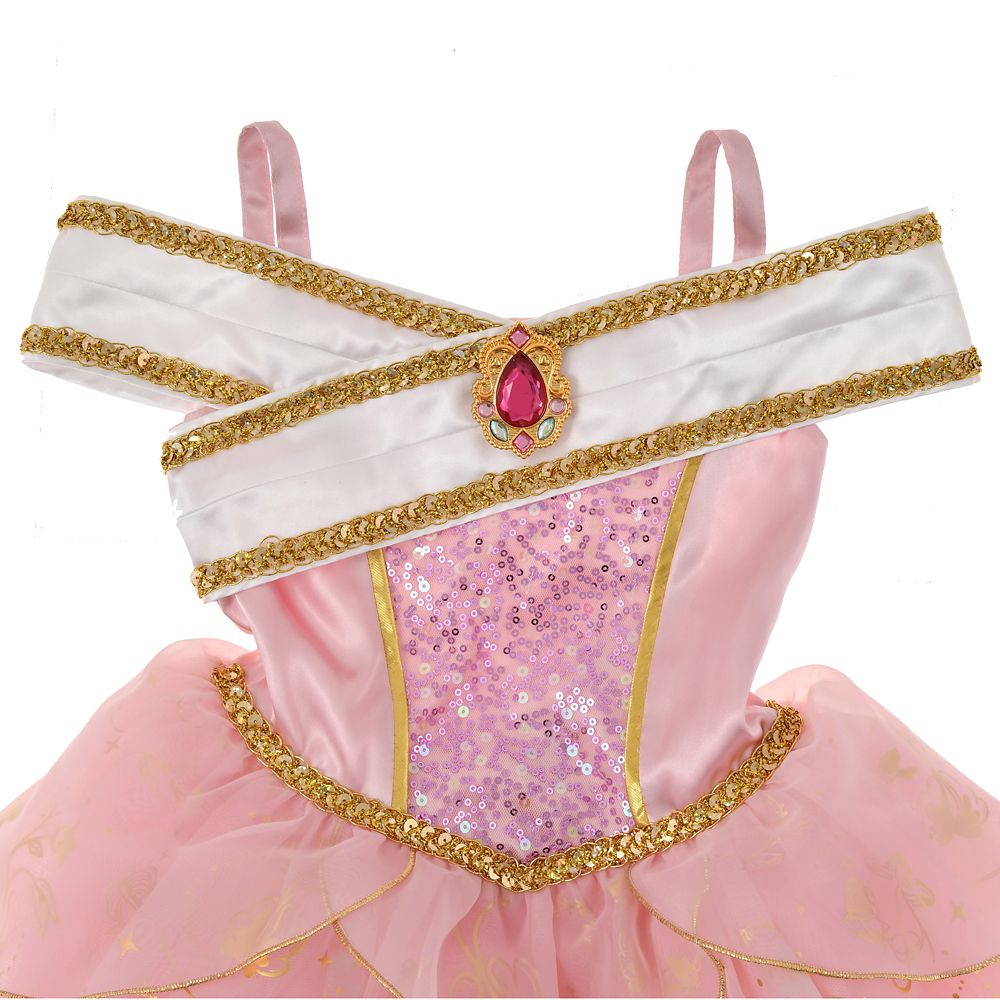 公式 ショップディズニー オーロラ姫 キッズ用ドレス イニシャル