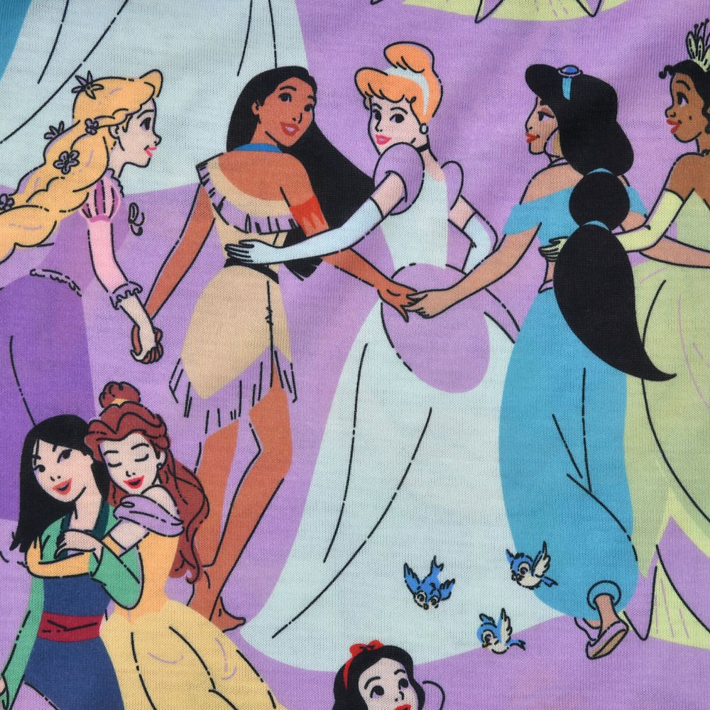 公式 ショップディズニー ディズニープリンセス プア キッズ用パジャマ 半袖ワンピース Stick Together