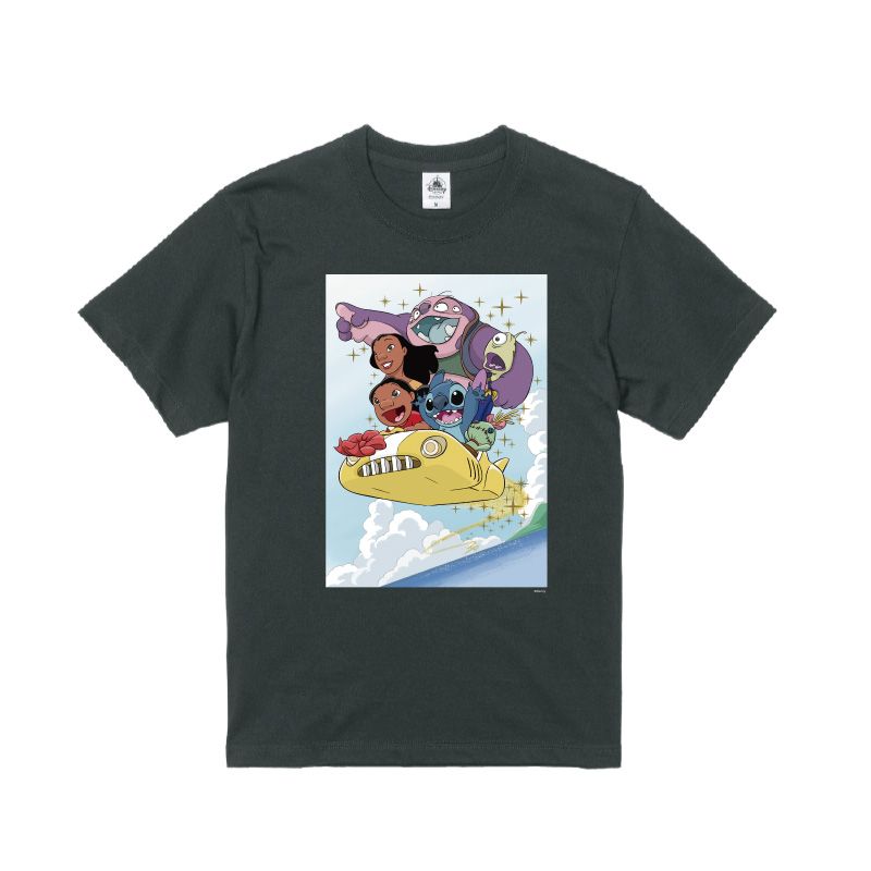 【D-Made】オーガニックコットンTシャツ リロ&スティッチ Disney Store Japan 30TH