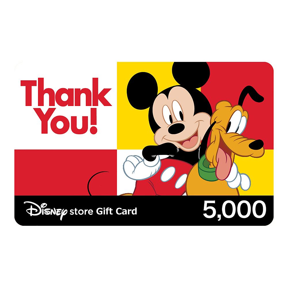 ディズニーストア eギフトカード Thank you！（非課税）