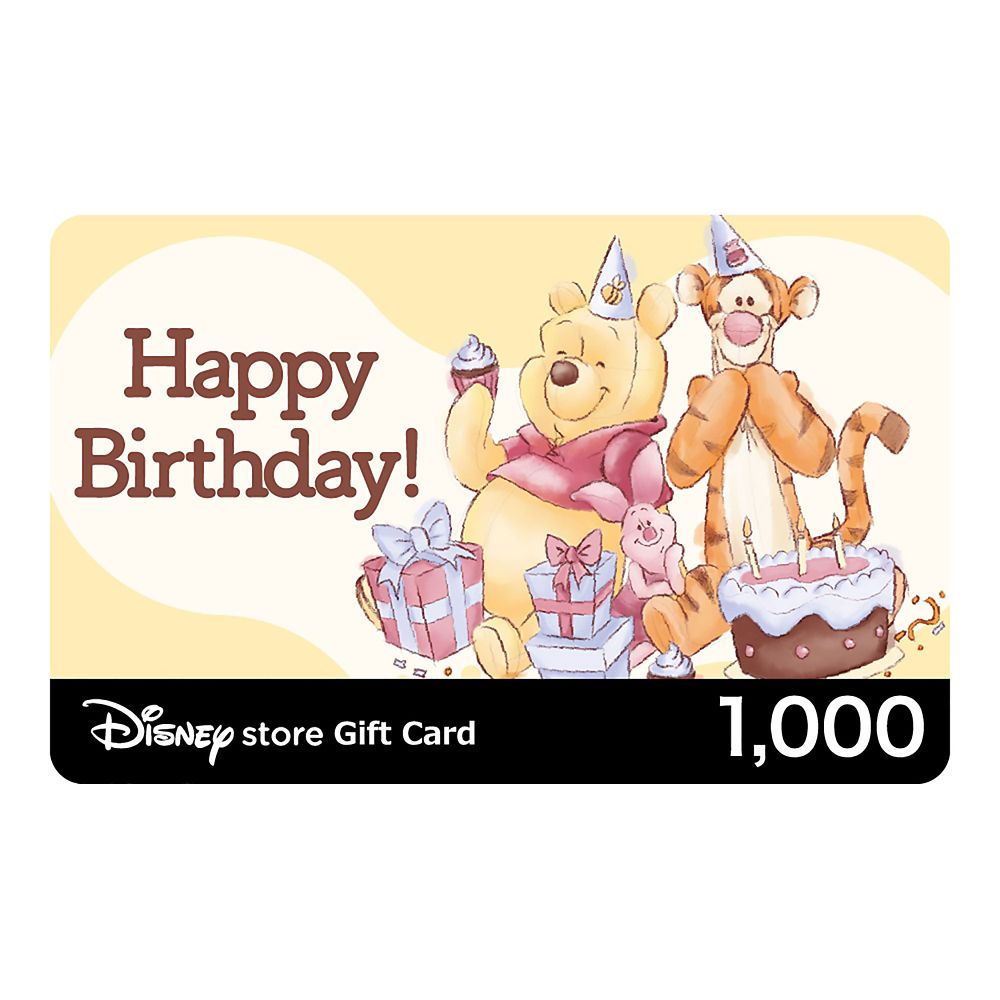 【公式】ディズニーストア.jp | ディズニーストア eギフトカード Happy Birthday！（非課税）