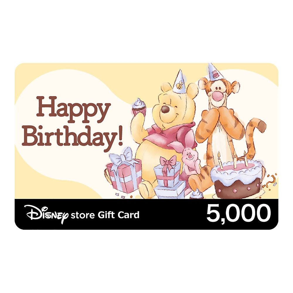 ディズニーストア eギフトカード Happy Birthday！（非課税）