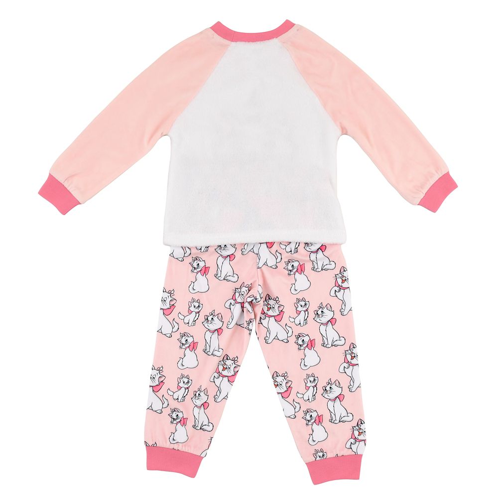 公式 ショップディズニー マリー おしゃれキャット キッズ用長袖パジャマ クッション付き ピンク 100 110 1