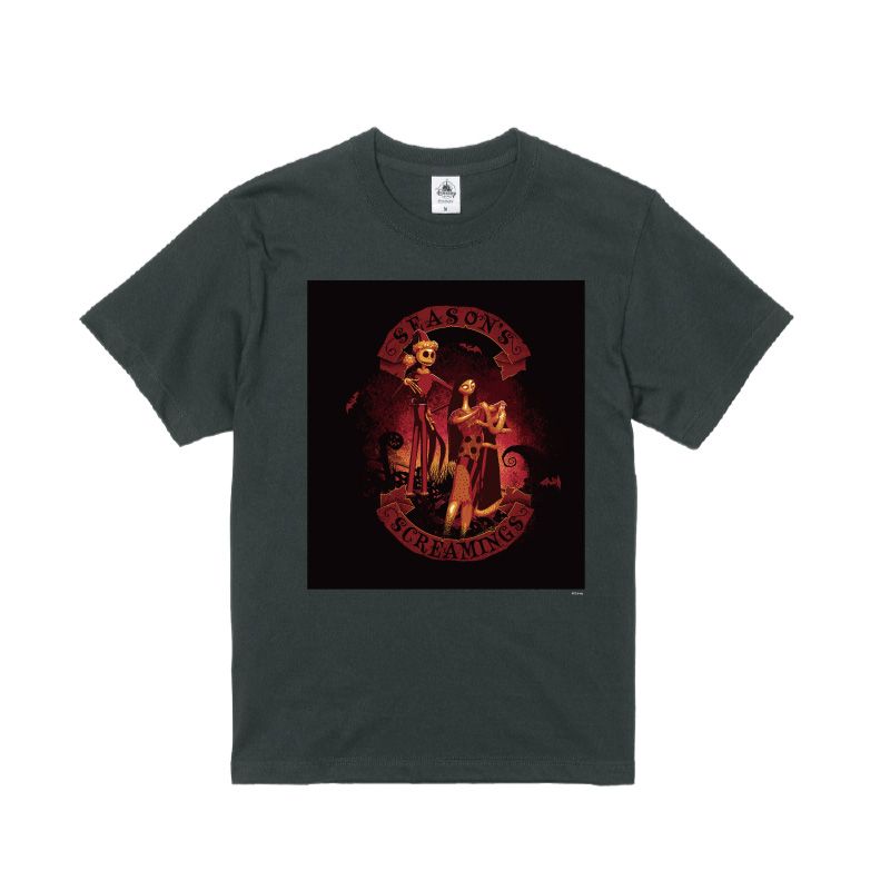 【D-Made】オーガニックコットンTシャツ ティム・バートン ナイトメアー・ビフォア・クリスマス ジェック・スケリントン&サリー クリスマス