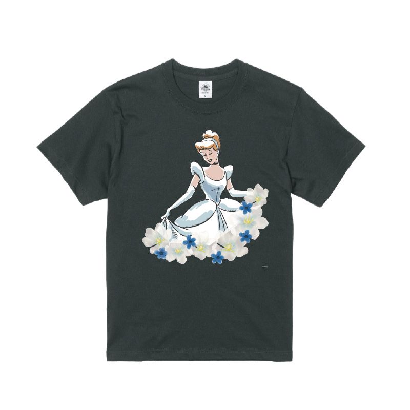【D-Made】オーガニックコットンTシャツ シンデレラ FLOWER PRINCESS