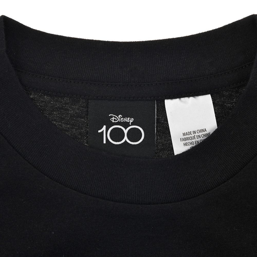 ▲★ミッキー＆フレンズ 半袖Tシャツ ブラック The Disney100 Platinum Celebration Collection★