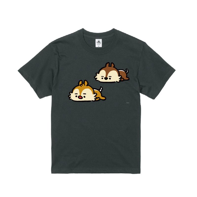 【D-Made】オーガニックコットンTシャツ うごく！カナヘイ画♪ミッキー&フレンズ チップ&デール